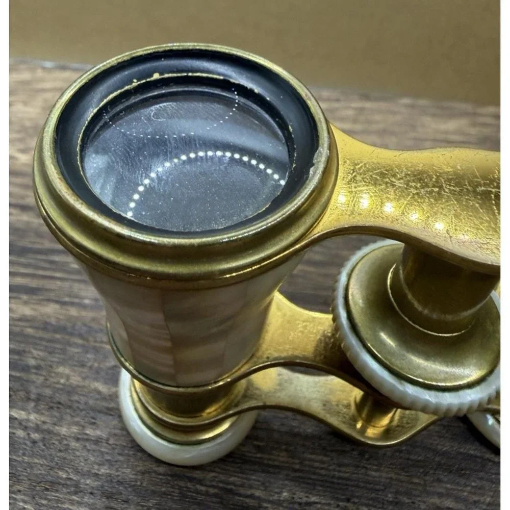 Vintage Mother of Pearl Opera Glasses Lemaire FI Paris - 3.5